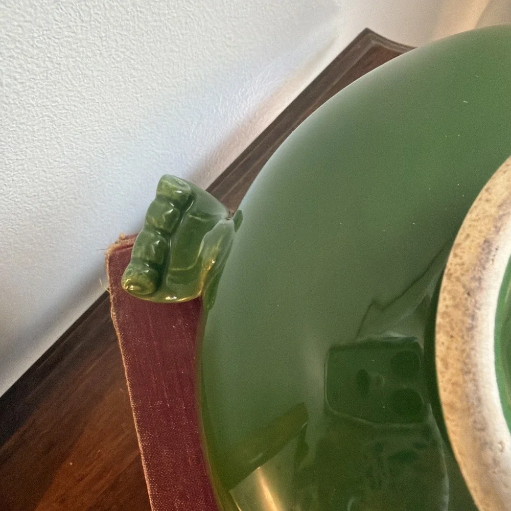 Vintage Fiesta Covered Casserole Forest Green Fiestaware 1950s